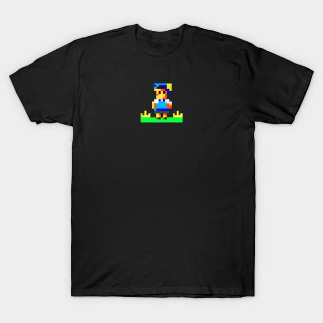 Cartoon drawing pixel T-Shirt by Casteli